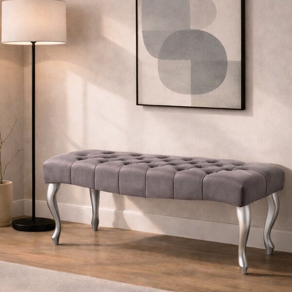 Ławka pikowana Chesterfield Wave