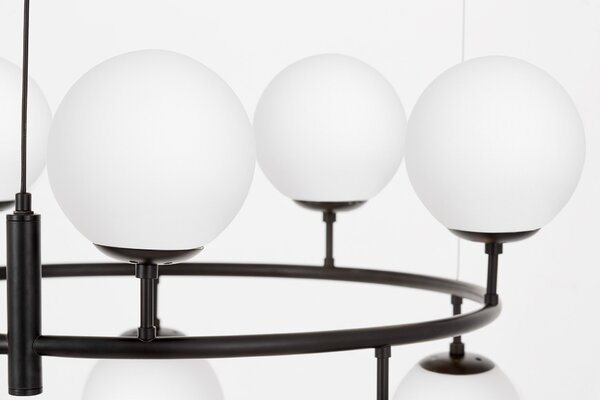 NOWOCZESNA LAMPA WISZĄCA CZARNO-BIAŁA CEREDO NEO W10