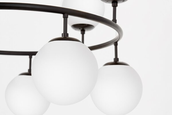 NOWOCZESNA LAMPA WISZĄCA CZARNO-BIAŁA CEREDO NEO W10
