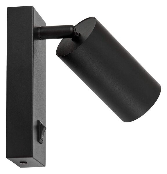 LAMPA ŚCIENNA KINKIET NOWOCZESNY CZARNY NEO PRO