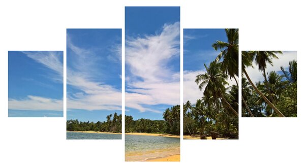 Obraz plaży (125x70 cm)