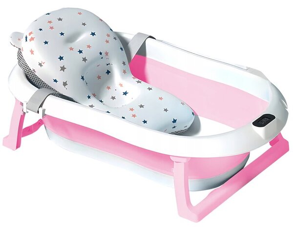 Wanienka EXTRALINK EX.20994 dla dzieci z termometrem LED Różowa