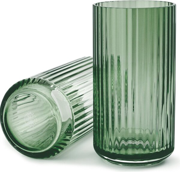 Wazon Lyngby 20 cm copenhagen green szklany