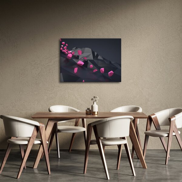 Obraz abstrakcji 3D (70x50 cm)
