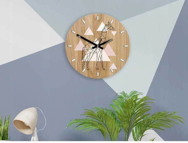 Zegar na Ścianę Nowoczesny do Salonu Sypialni Cichy Kuchenny Efektowny Loft