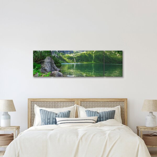 Obraz jeziora w Tatrach (170x50 cm)