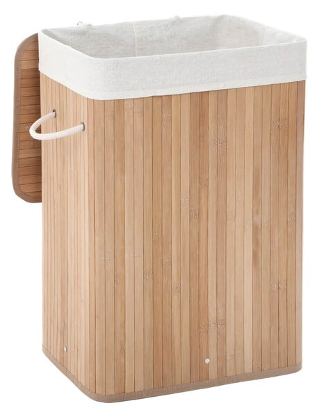 Kosz na bieliznę DORA, 72 l, naturalny brąz SongmicsHome