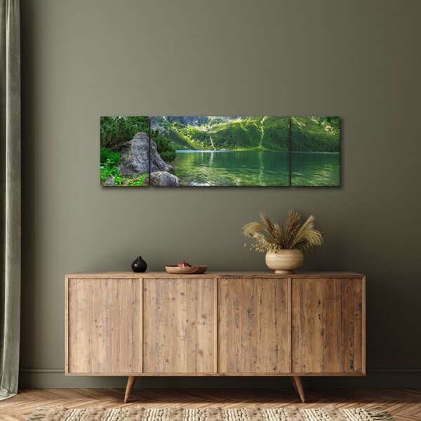 Obraz jeziora w Tatrach (170x50 cm)