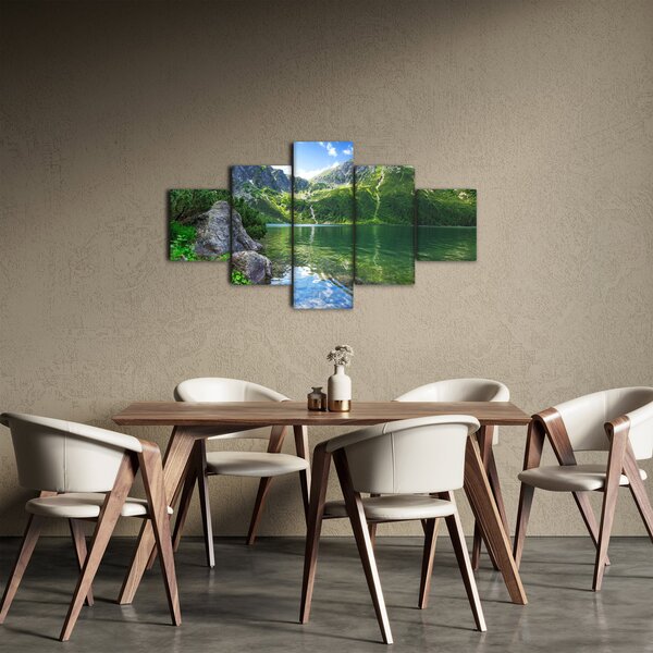 Obraz jeziora w Tatrach (125x70 cm)