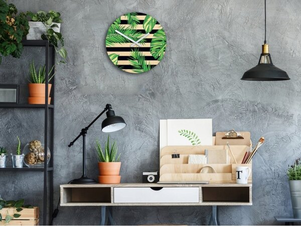 Zegar na Ścianę Nowoczesny do Salonu Sypialni Cichy Kuchenny Efektowny Loft