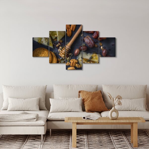 Obraz z suszonymi owocami (125x70 cm)
