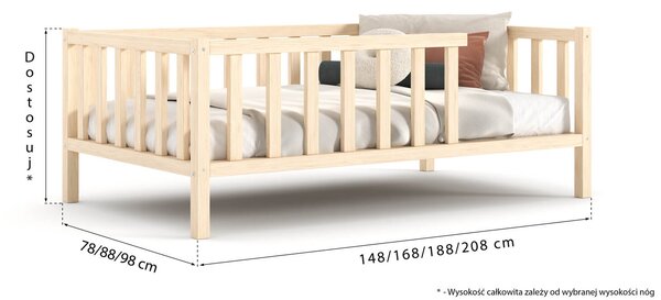 Łóżko dziecięce Mio