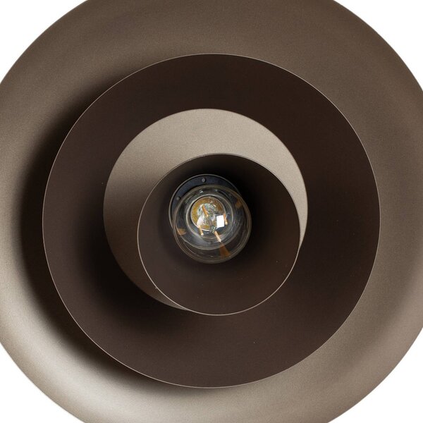 Lampa wisząca Plato Luminex, możliwość ściemniania, aluminiowy / szary / cynkowy, salon / jadalnia, metal, nowoczesny