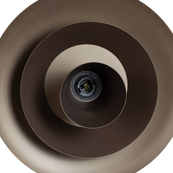 Lampa wisząca Plato Luminex, możliwość ściemniania, aluminiowy / szary / cynkowy, salon / jadalnia, metal, nowoczesny