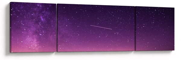 Obraz nieba ze spadającą gwiazdą (170x50 cm)