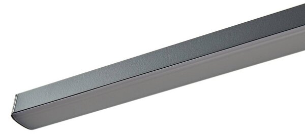Kinkiet Kivana Lucande, czarny, łazienka, aluminium, nowoczesny
