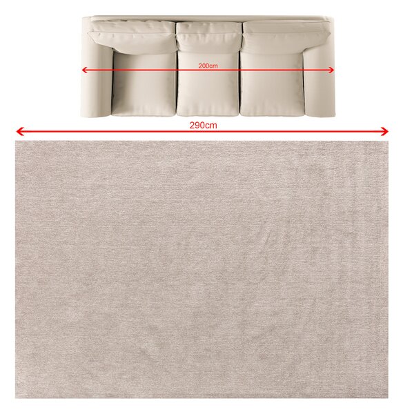 Dywan Zendra taupe 200x290 cm