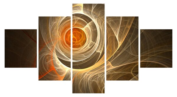 Obraz abstrakcji (125x70 cm)