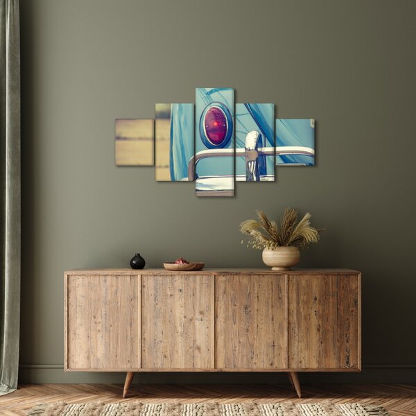 Obraz turkusowego weterana (125x70 cm)