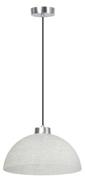 Chromowana nowoczesna lampa wisząca - N6-A09