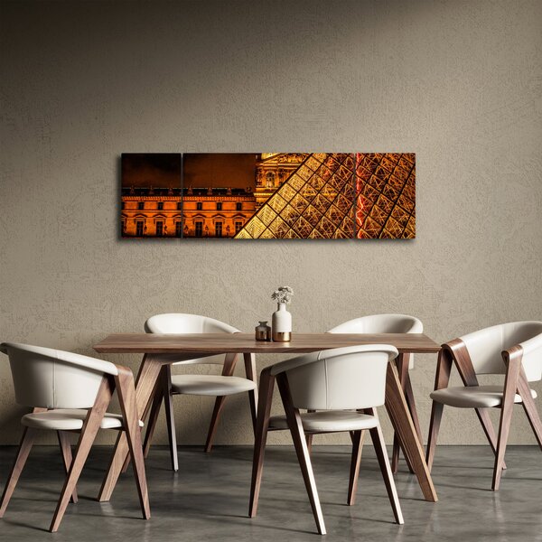 Obraz Luwru w Paryżu (170x50 cm)