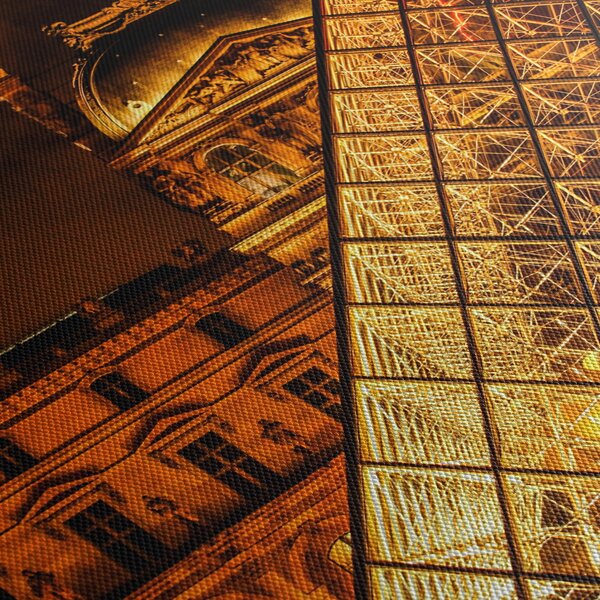 Obraz Luwru w Paryżu (170x50 cm)