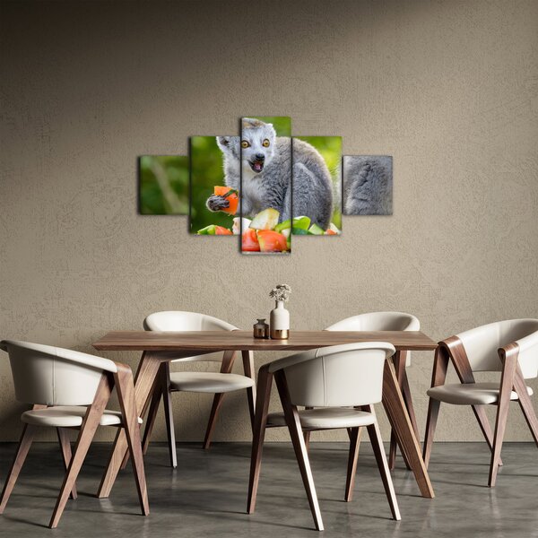 Obraz lemura (125x70 cm)
