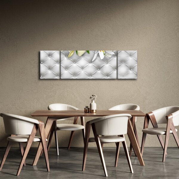 Obraz kwiatów lilii (170x50 cm)