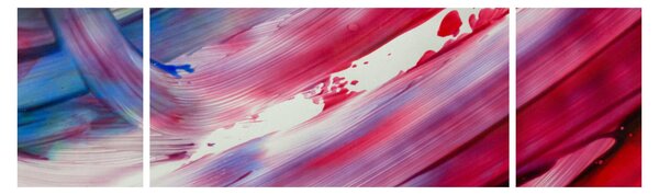 Obraz - różowo - niebieskie kolory (170x50 cm)