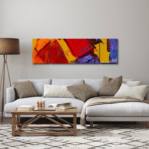 Obraz abstrakcji (170x50 cm)