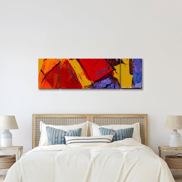 Obraz abstrakcji (170x50 cm)