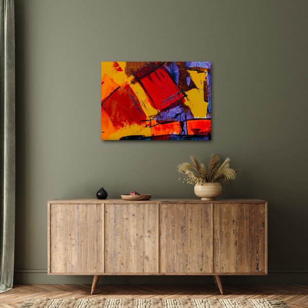 Obraz abstrakcji (70x50 cm)