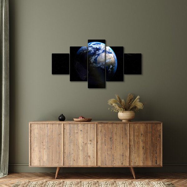 Obraz planety Ziemia (125x70 cm)