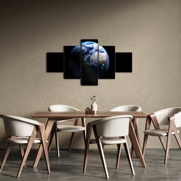 Obraz planety Ziemia (125x70 cm)
