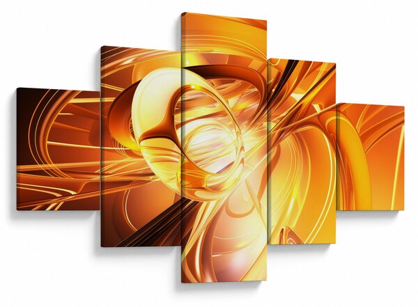 Obraz abstrakcji (125x70 cm)