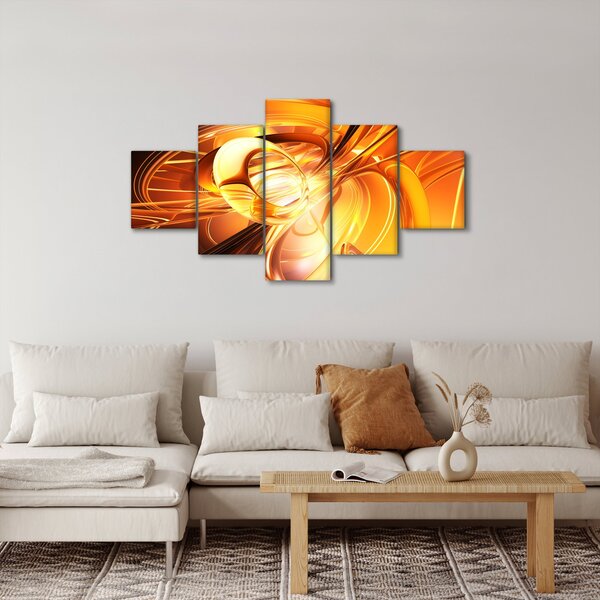 Obraz abstrakcji (125x70 cm)