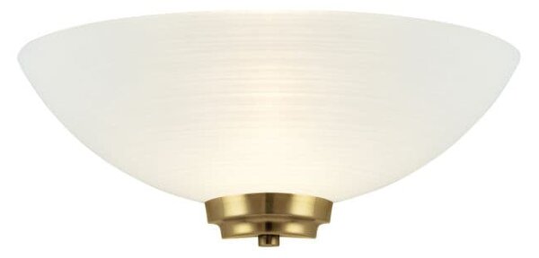 Lampa ścienna Welles - Endon Lighting - biała, złota