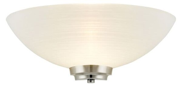 Lampa ścienna Welles - Endon Lighting - biała, srebrna
