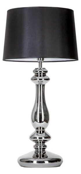 Lampa stołowa glamour - Versailles Platinum 4concepts - srebrna podstawa