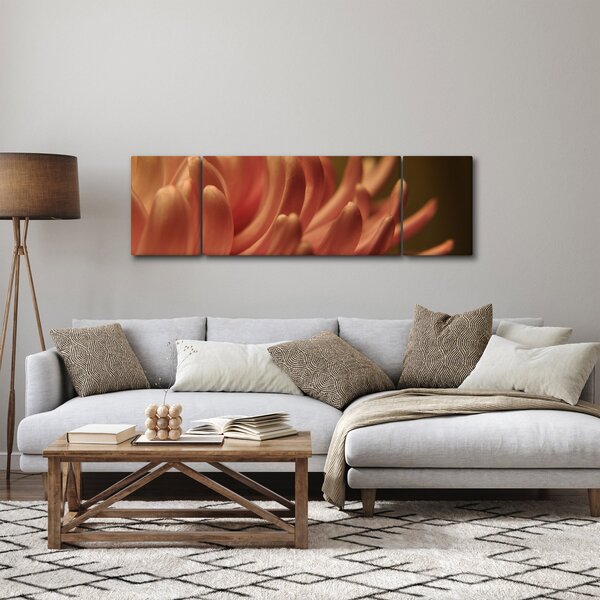 Obraz szczegółów kwiatu (170x50 cm)