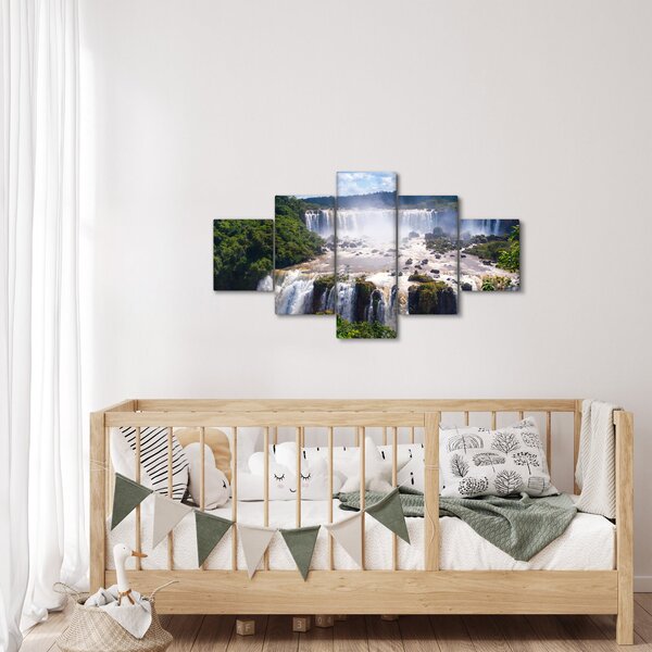Obraz wodospadu Iguassu (125x70 cm)