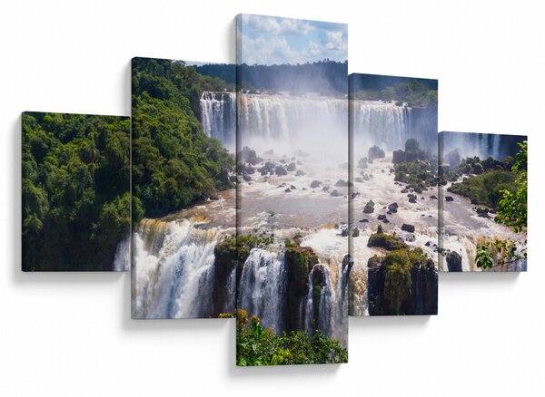 Obraz wodospadu Iguassu (125x70 cm)