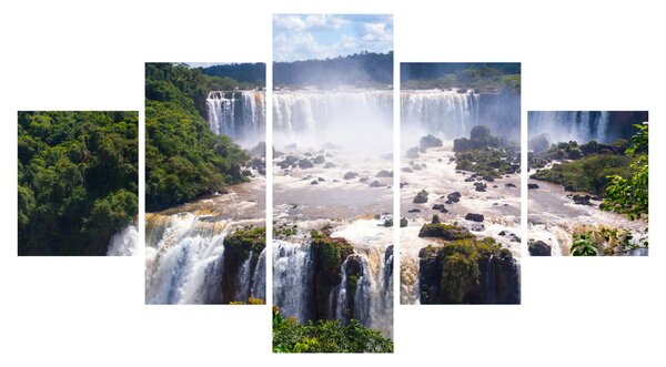 Obraz wodospadu Iguassu (125x70 cm)