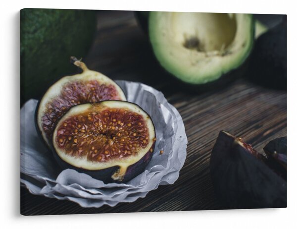 Obraz fig i awokado (70x50 cm)
