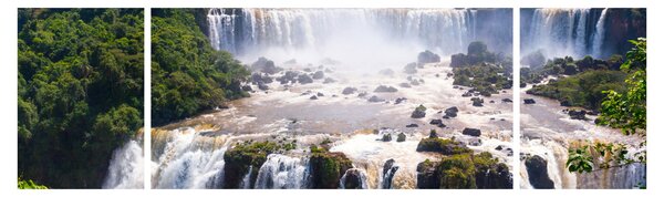 Obraz wodospadu Iguassu (170x50 cm)