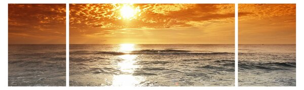Obraz zachód słońca na Korsyce (170x50 cm)
