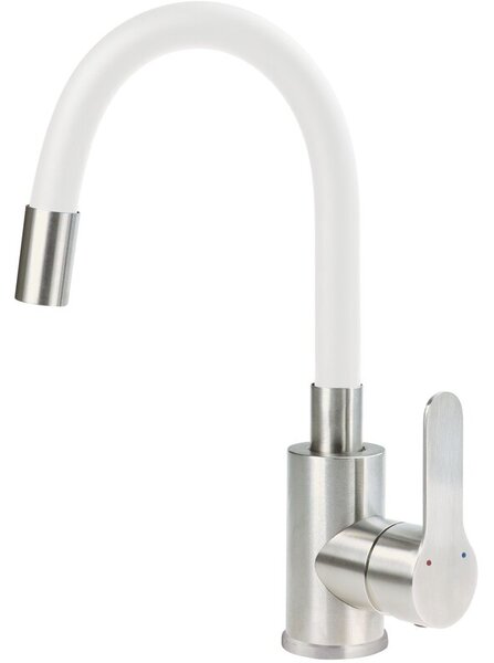 Bateria umywalkowa DEANTE Lupo BLU W240 BiaÅy stal