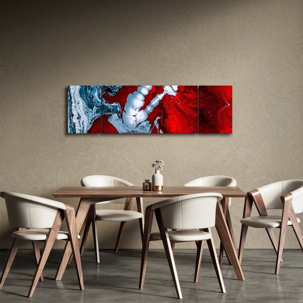 Obraz abstrakcyjnych plam (170x50 cm)