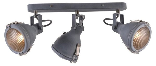 Potrójna loftowa lampa sufitowa na listwie - V096 P5-B67