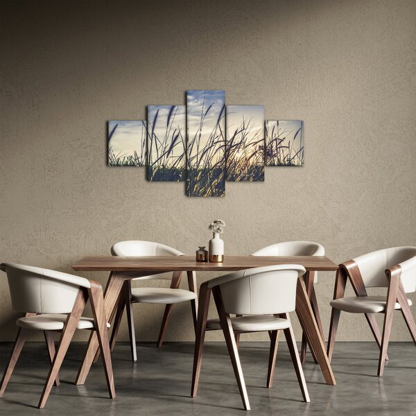 Obraz kwiatów łąkowych (125x70 cm)